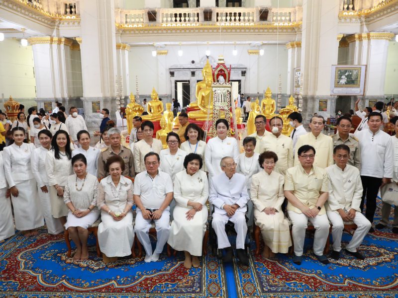 มูลนิธิร่วมจิตต์น้อมเกล้าฯ จัดพิธีพุทธาภิเษกวัตถุมงคลนำรายได้ช่วยทุนศึกษาเด็กยากไร้