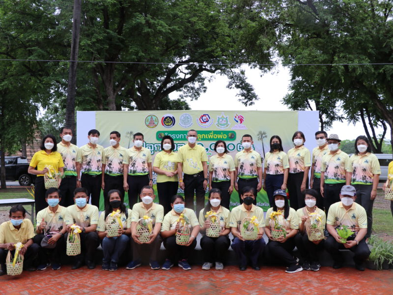 รวมพลังอาสาพัฒนาชุมชนจังหวัดสุโขทัย ปลูกตาลสร้างความมั่นคงทางอาหาร ขยายสู่โคกหนองนา พัฒนาชุมชน