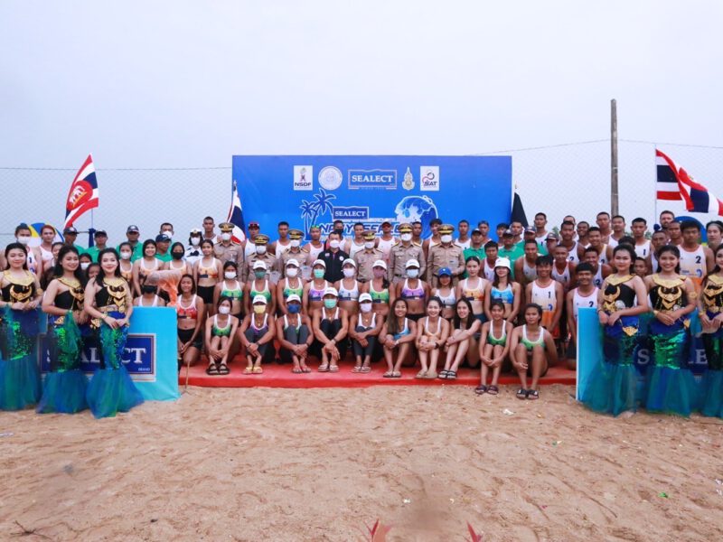 พิธีเปิดการแข่งขันวอลเลย์บอลชายหาด “กองทัพเรือ – ซีเล็ค”