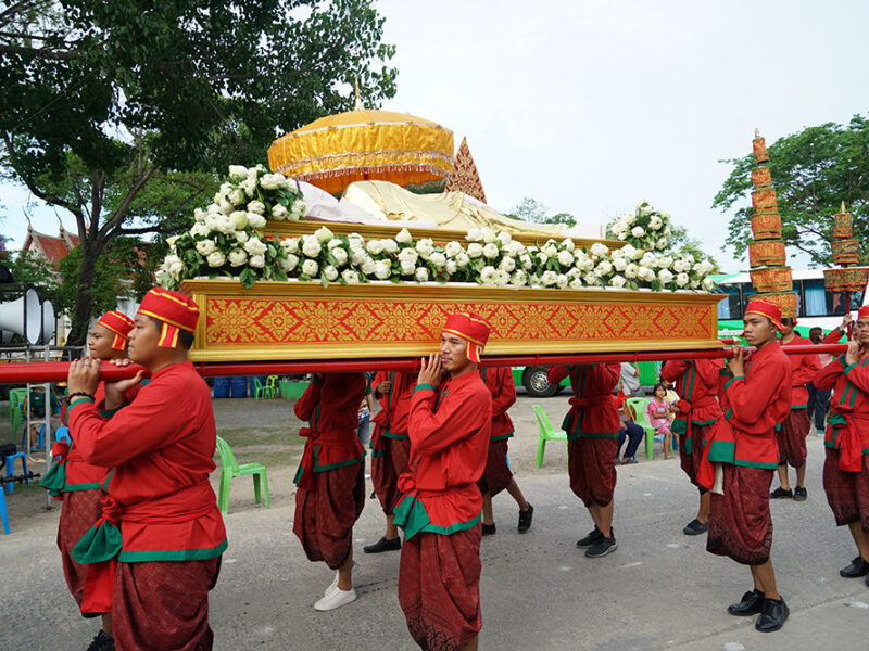 นครปฐม  อบต.วัดละมุด จัดงานบุญประเพณี วันอัฏฐมีบูชา ที่ชาวบ้านสืบทอดมา130 ปี